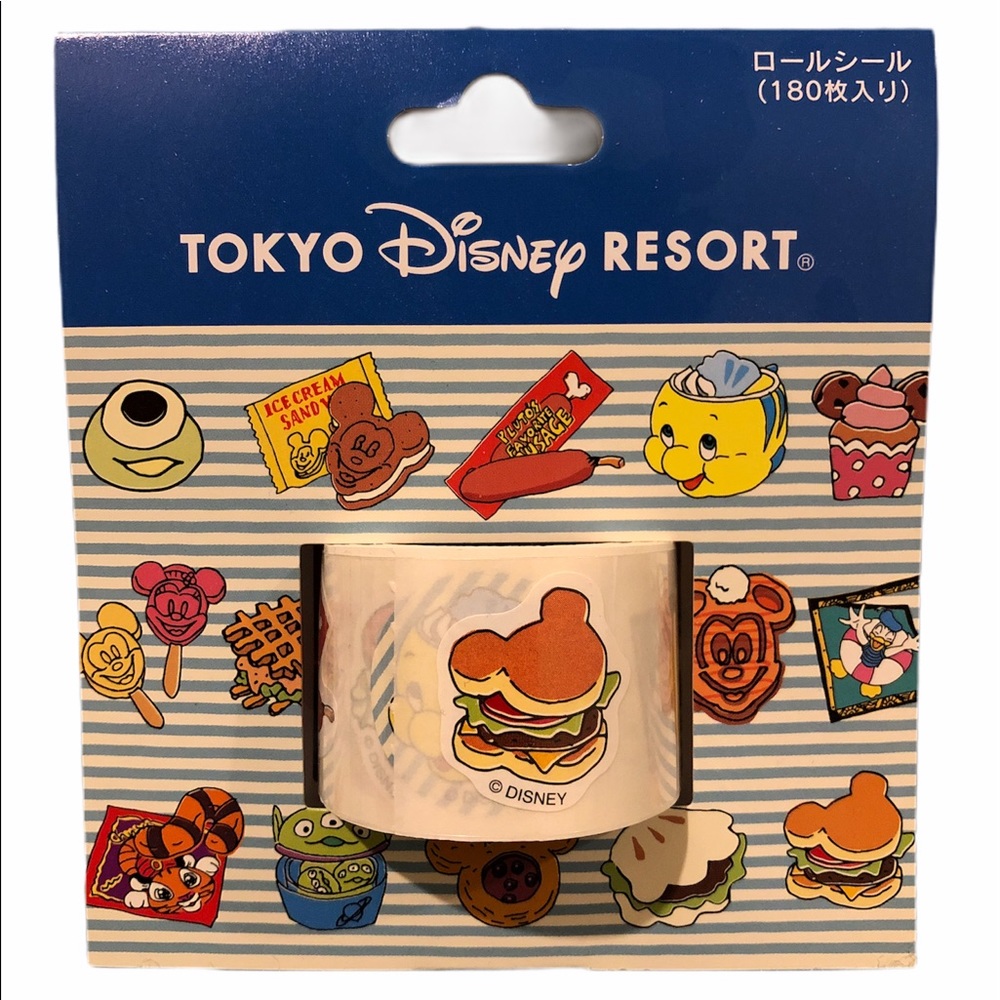 NEW TOKYO DISNEY RESORT FOOD STICKERS